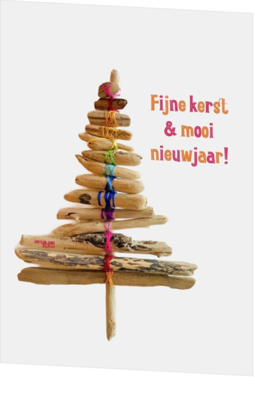 Kerstboom - kerstkaart VVV088