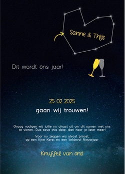 Uitnodiging save the date  Binnenkant